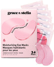 grace & stella Award Winning Under Eye Mask - Gifts for Her - Birthday Gifts for Women - Gel Eye Patches for Dark Circles, Puffy Eyes, Wrinkles, Undereye Bags - Self Care Gifts (24 Pairs, Pink) 🍁 All In One Marketplace Canada