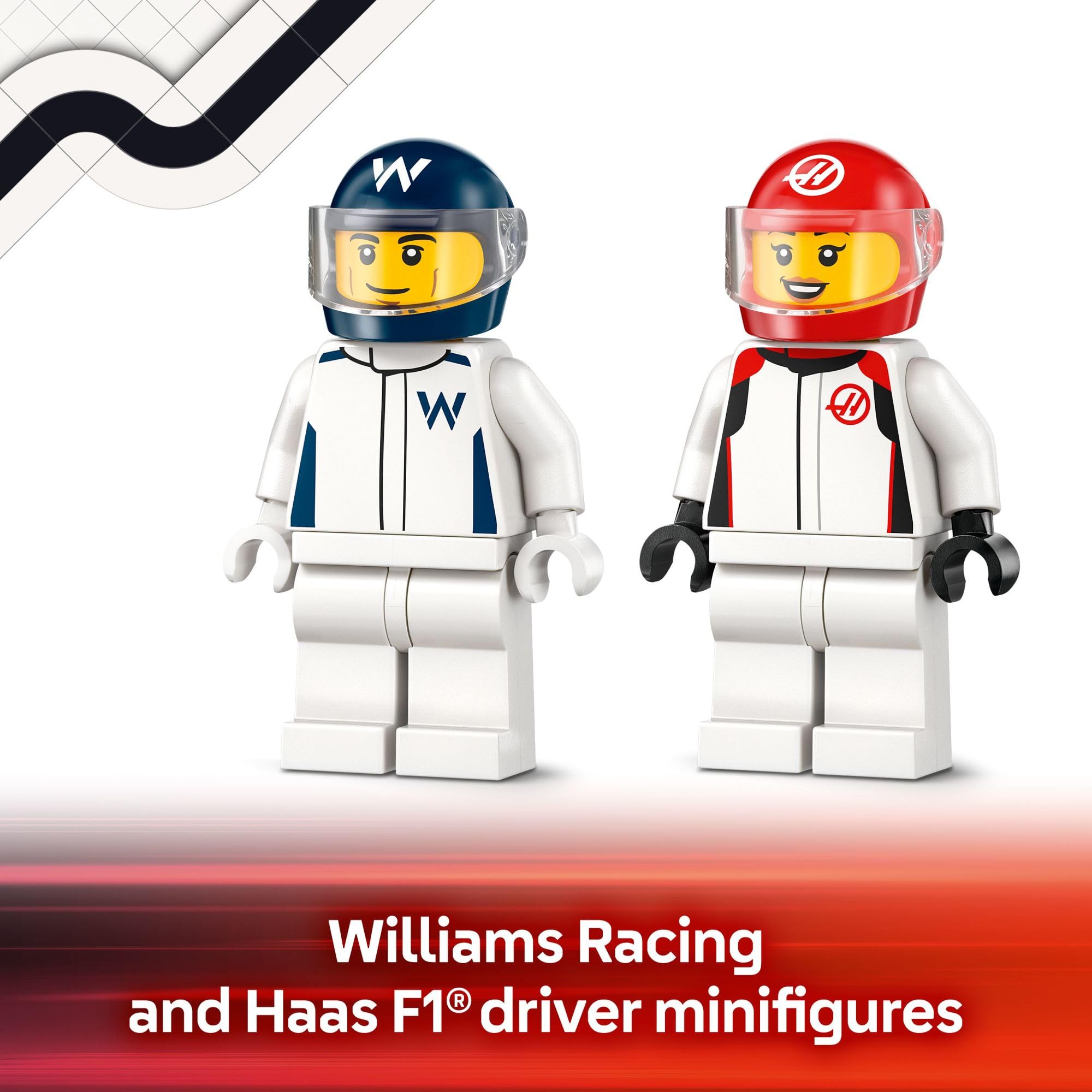 LEGO City F1 Williams Racing & Haas F1 Race Car Toys - Car Building Toy Set for Kids, Boys and Girls, Ages 4+ - F1 Preschool Toy for Fans - Gift Idea for Birthdays - 60464 🍁 All In One Marketplace Canada