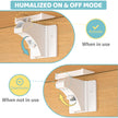 4our Kiddies 12 Pack Child Safety Magnetic Cabinet Locks with 2 Keys, No Drill Baby Proofing Drawer Locks for Baby Safety, Invisible Adhesive Magnetic Cupboard Locks for Kitchen Cabinet and Drawers 🍁 All In One Marketplace Canada