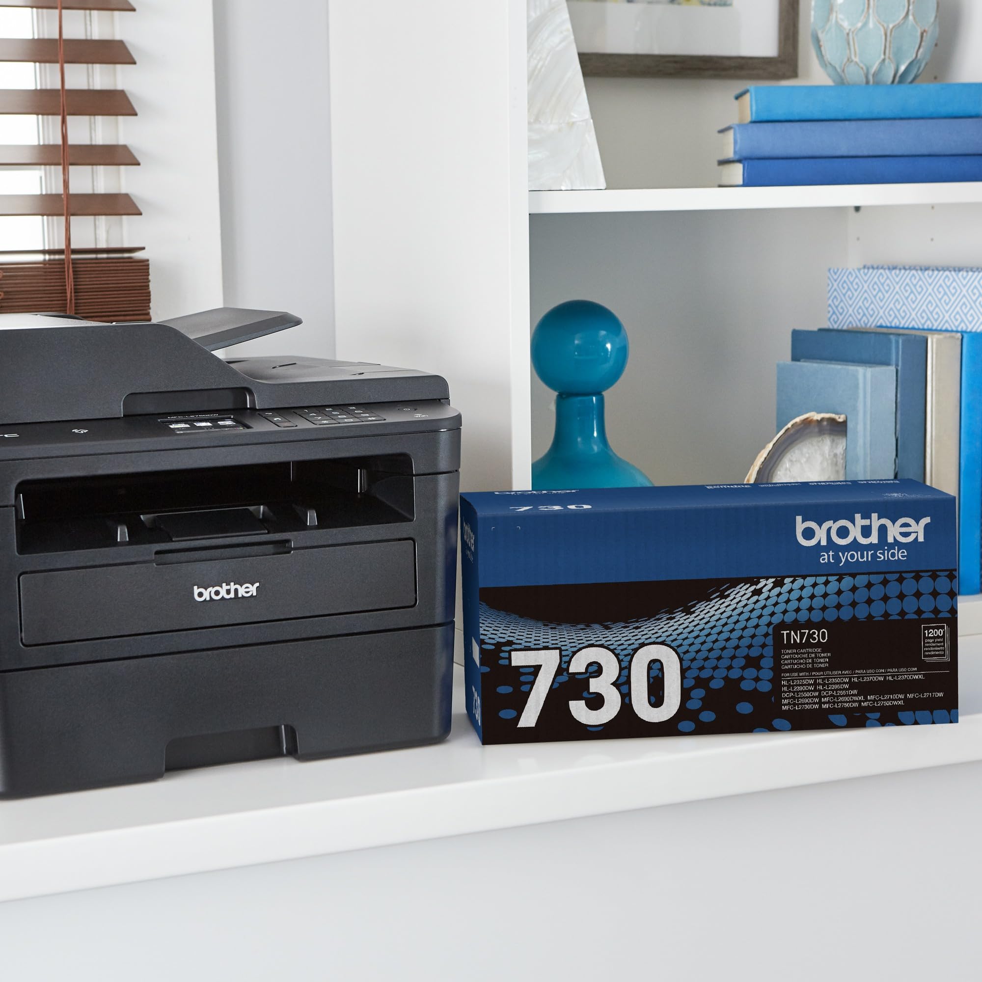 Brother Original TN730 High-Yield Black Toner Cartridge, Higher Yield for Value, Original Toner Replacement cartridges, for Brother Laser Printers HL-L2395DW, DCP-L2550DW, MFC-L2750DW, and More 🍁 All In One Marketplace Canada