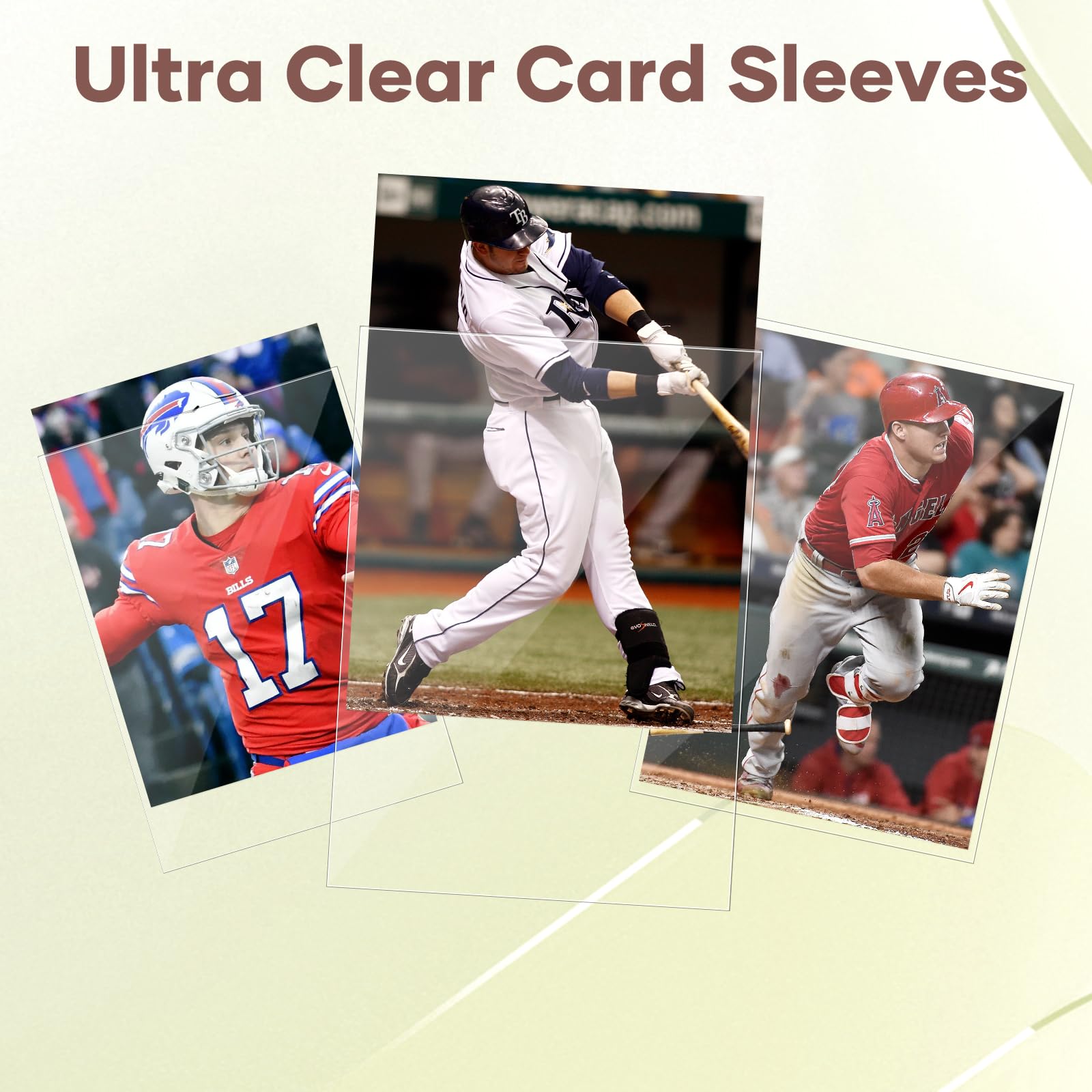600 Counts Card Sleeves, Clear Trading Card Sleeves, Ultra Soft Hockey Cards Sleeves, Plastic Card Protector for Standard Cards Fit for MTG, Hockey, Sports, Game Cards 🍁 All In One Marketplace Canada