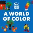 PLUS PLUS - 100 Pcs 30 x 50 mm Big Basic Colors Mix Building Blocks 🍁 All In One Marketplace Canada