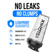 VELOMIX -2 Pack- 28 oz Protein Shaker Bottles for Protein Mixes - 2x Wire Whisk | Leak Proof Shaker Cups for Protein Shakes | Protein Shaker Bottle Pack | Shakers (Transparent & Black - 28oz) 🍁 All In One Marketplace Canada