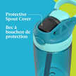 Contigo Kids Aubrey Straw Water Bottle with Leak-Proof Lid, BPA-Free Plastic, Dishwasher Safe, Juniper Jade Vine, 14 oz (414 mL) 🍁 All In One Marketplace Canada