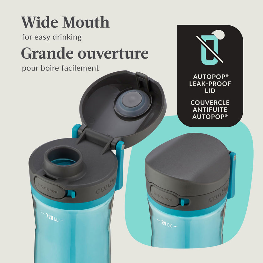 Contigo Jackson 2.0 Tritan Water Bottle with AUTOPOP Lid, 24 oz (709 mL), Juniper 🍁 All In One Marketplace Canada