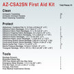 First Aid Central AZ-CSA2SN Type 2 25-Person Basic First Aid Kit, 91 Pieces 🍁 All In One Marketplace Canada
