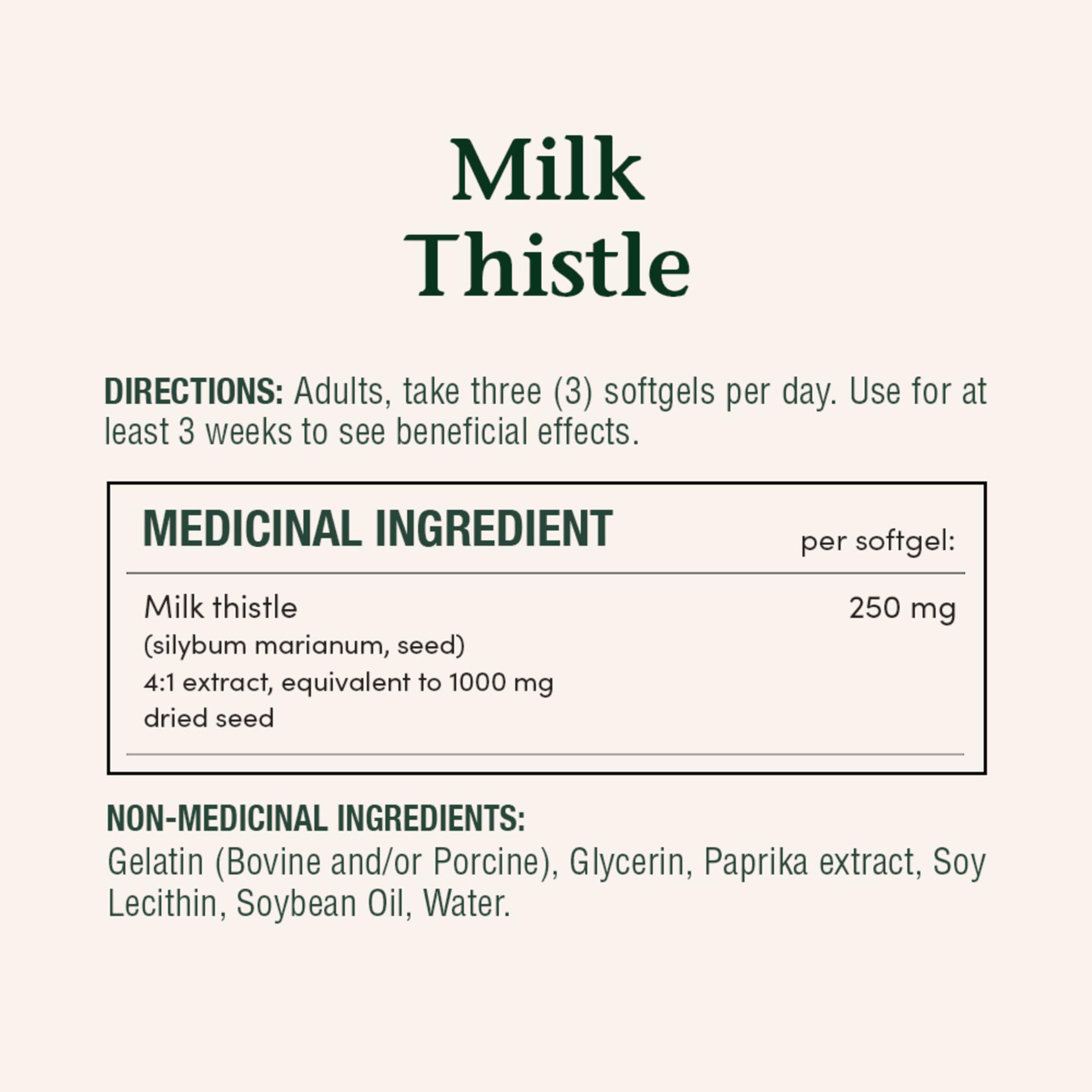 NATURE'S BOUNTY Milk Thistle, 1000 mg, Helps Support Liver Function, 200 Softgels, 229 g 🍁 All In One Marketplace Canada
