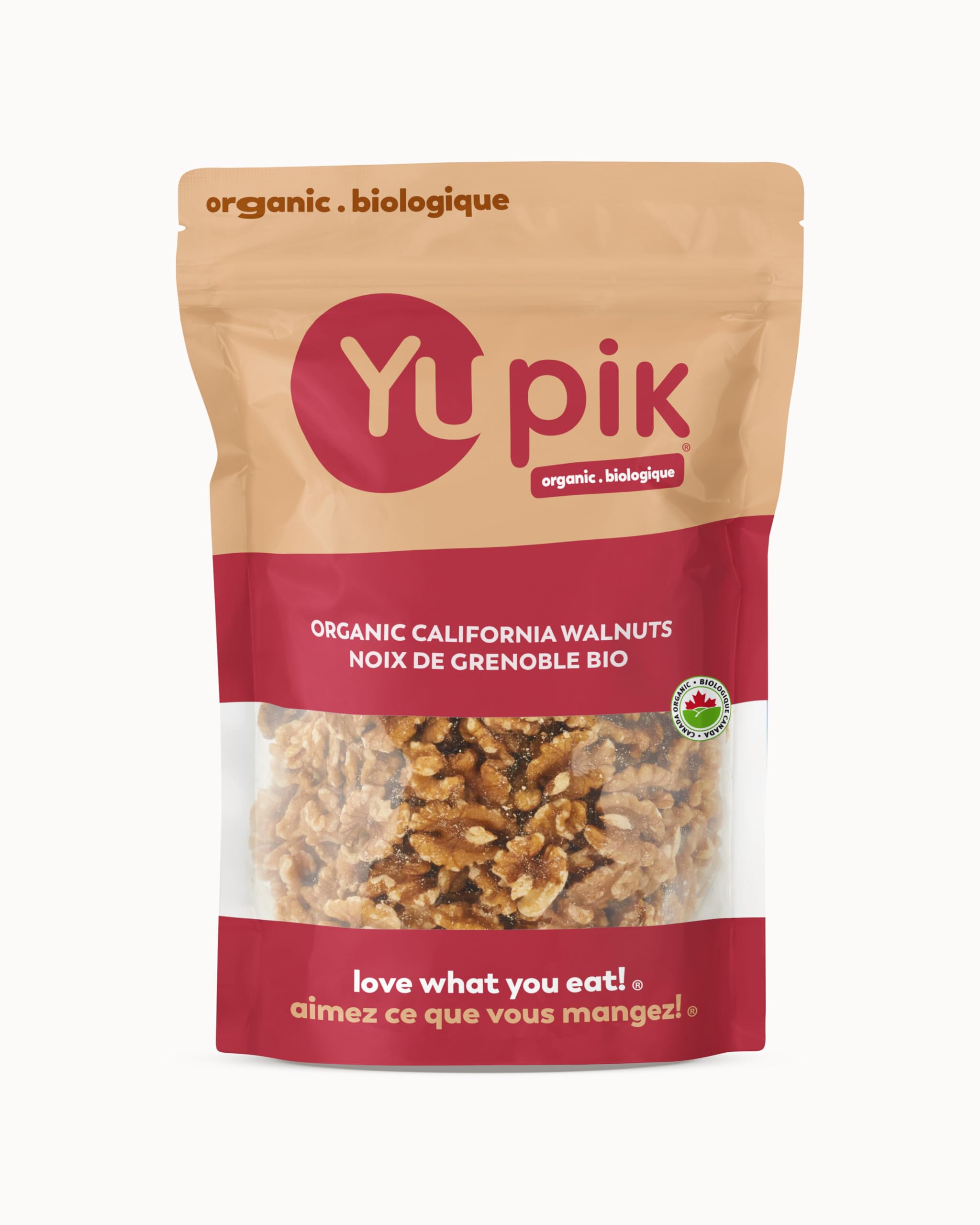 Yupik Organic Raw Walnuts, Halves, 1 kg, Kosher, Gluten-Free, Non-GMO, Vegan, Half Nuts, Unsalted, Unroasted, Source of Omegas, Healthy Snacks, Ideal for Baking & Cooking 🍁 All In One Marketplace Canada