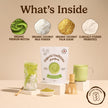 Organic Traditions Matcha Latte Powder, Japanese Matcha Green Tea With Coconut Milk, Naturally Occurring Caffeine And L Theanine, Lightly Sweetened Instant Latte Drink With Probiotics, 150g / 5.3oz 🍁 All In One Marketplace Canada