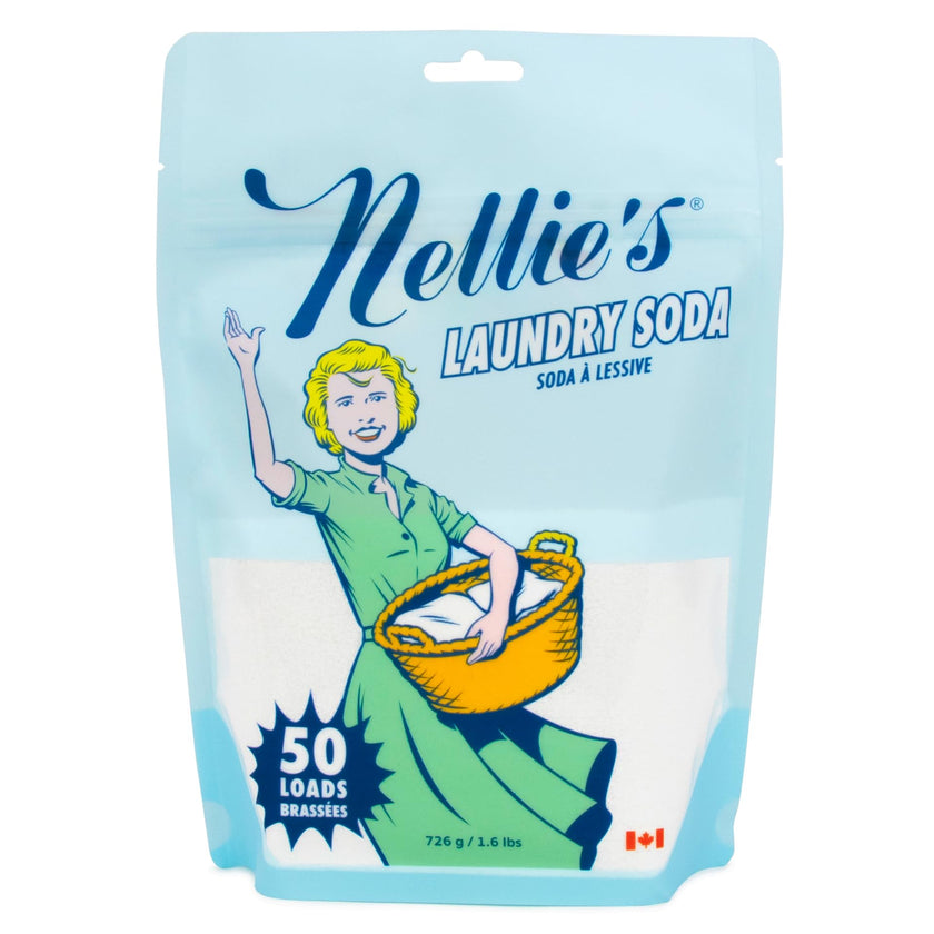 Nellie's Laundry Soda | Fragrance-Free Powder Laundry Detergent | 50 Loads 🍁 All In One Marketplace Canada