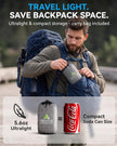Hikenture Camping Pillow with Removable Cover - Ultralight Inflatable Pillow for Neck Lumber Support - Upgrade Backpacking Pillow - Washable Travel Air Pillows for Camping, Hiking, Backpacking (Black) 🍁 All In One Marketplace Canada