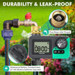 RESTMO Water Timer for Garden Hose, Programmable Sprinkler Timer with Brass Inlet, Rain Delay/Manual ON/Off/Automatic Irrigation Control, Hose Timer for Outdoor Faucet, Yard and Lawn Watering System 🍁 All In One Marketplace Canada