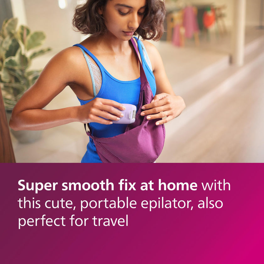 Philips Epilator Series 4000, 3-in-1 with Shaver and Trimming Attachments for Women, LED Light, 2 Speed Settings, 4 Accessories, BRE257/04 🍁 All In One Marketplace Canada
