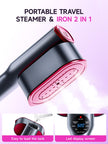 DRFLASH 2-in-1 Steamer & Iron for Clothes,15s Fast Heat-up 1200W Portable Handheld Garment Steamer,Travel Size with Large Ceramic Heat Panel,Quick Wrinkle Removal,110V-120V 🍁 All In One Marketplace Canada