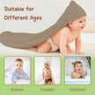 Infancie 100% Organic Cotton Muslin Hooded Baby Towels 2 Pack 81 X 81 CM Shower Towel Soft Breathable Lightweight Quick Dry Gentle On Baby Skin for Newborns and Infants 🍁 All In One Marketplace Canada