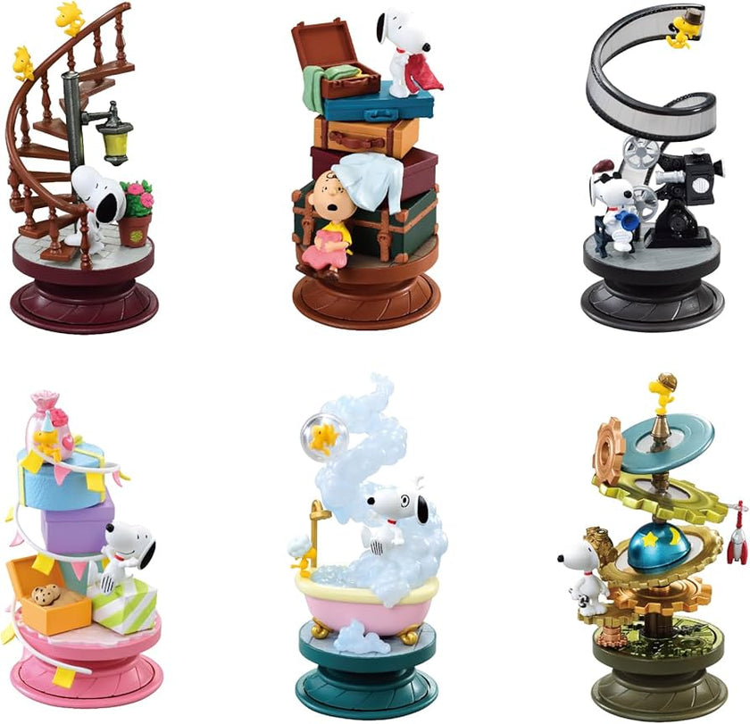Re-Ment Peanuts Snoopy Spiral Diorama