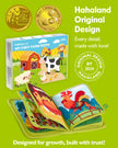 hahaland Busy Books for Toddlers 1-2 - Montessori Toddler Busy Board for 1 2 Year Old, 20 in 1 Quiet Book Educational Toddler Toys for 1 2 3 Year Old Boy Girls Gifts, Travel Toys for Toddlers 1-3 🍁 All In One Marketplace Canada