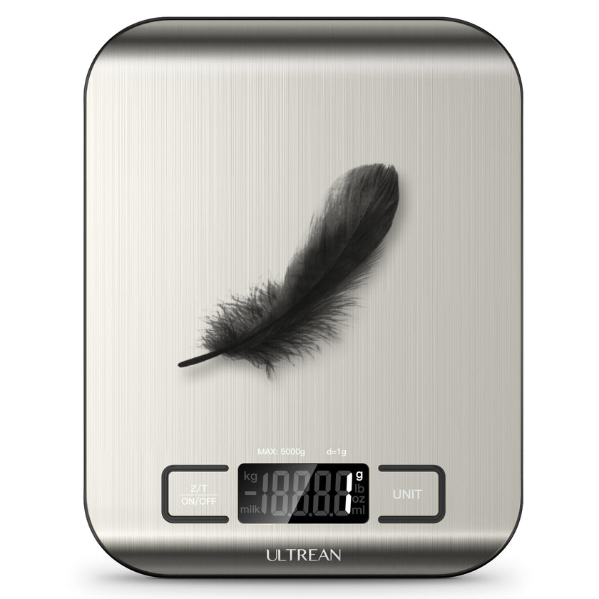 Ultrean Food Scale, Digital Kitchen Scale Weight Grams and Ounces for Baking and Cooking, 6 Units with Tare Function, 5kg/11lb (Batteries Included) 🍁 All In One Marketplace Canada