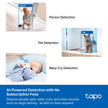 Tapo 3K 5MP Pan/Tilt Security WiFi Camera, Baby & Pet Camera, 360° Motion Tracking, 2-Way Audio, 40Ft. Night Vision, Cloud & Local Storage (Up to 512 GB), Works w/Alexa & Google (Tapo C230) 🍁 All In One Marketplace Canada