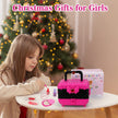Teensymic Kids Makeup Kit for Girls, 54PCS Washable Makeup Toys, Age 3-13, Princess Theme, Girl Toys, Social Skill, Hand-Eye Coordination 🍁 All In One Marketplace Canada