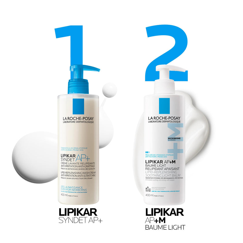 La Roche Posay Lipikar Baume Light AP+M, Body Lotion for Dry Skin, Lightweight Moisturizer with Shea Butter & Niacinamide for Body, Face & Hands, Fragrance Free, Recommended by Dermatologists, 400mL 🍁 All In One Marketplace Canada