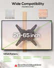 USX MOUNT Full Motion TV Wall Mount for 26-65 Inch TVs up to 77Lbs, Wall Mount TV Bracket, Single Stud Articulating TV Mount, Smooth Swivel Extension, Max VESA 400x400 mm, XMM919 🍁 All In One Marketplace Canada