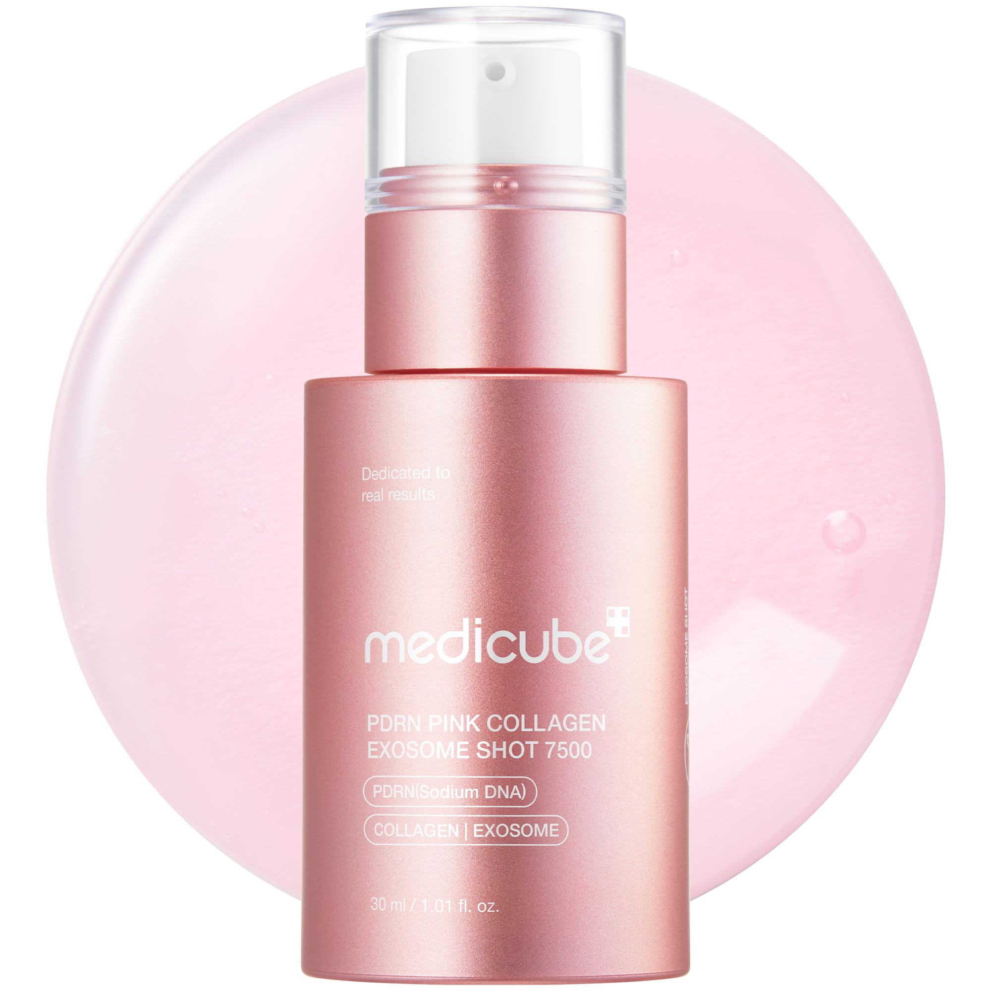medicube PDRN Pink Collagen Exosome Shot Serum 7,500 PPM | Liquid Skin Booster | Exosome, Salmon DNA PDRN, Spicules | Uneven Skin Tone, Pore Care, Texture | Korean Skin Care 1.01 fl.oz 🍁 All In One Marketplace Canada