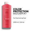 Wella Professionals Invigo Brilliance Shampoo for Fine/Normal Coloured-Treated Hair, Salon Shampoo, Hair Cleanser, Colour Safe, Daily Wash, Lime Caviar, Intense Colour Protection | 33.8 Fl Oz | 1L 🍁 All In One Marketplace Canada
