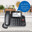 Panasonic DECT 6.0 2-in-1 Corded/Cordless Phone with Answering Machine, Advanced Call Block (1,000 Numbers), and Talking Caller ID - 1 Cordless Handset - KX-TGF870CB, Black 🍁 All In One Marketplace Canada