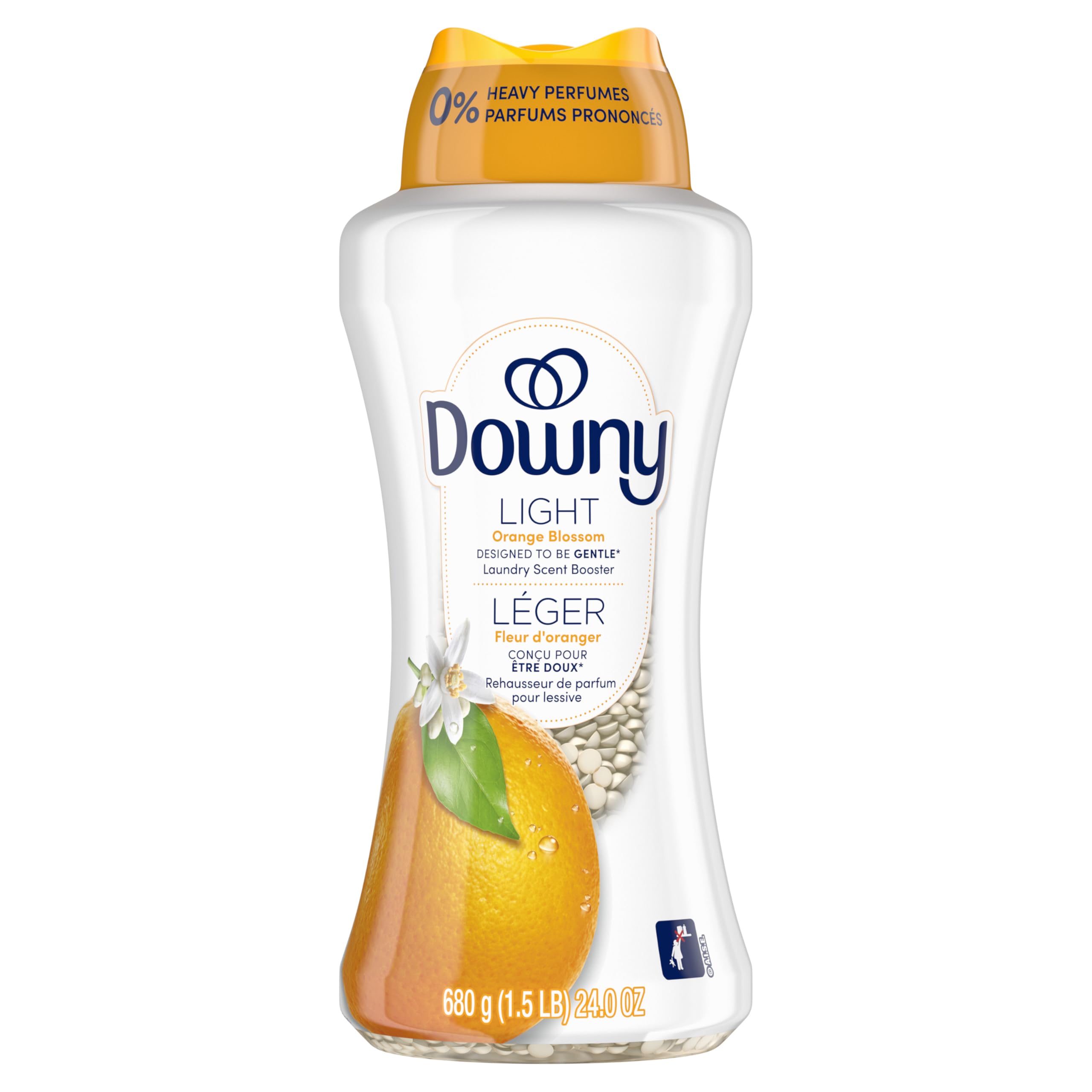 Downy Light Laundry Scent Booster Beads, Orange Blossom Scent, In-wash fabric beads designed to be gentle with a light boost of scent, No Heavy Perfumes, 680 Grams 🍁 All In One Marketplace Canada