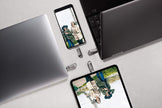 SanDisk 64GB Ultra Dual Drive Luxe USB Type-C - SDDDC4-064G-G46, Sliver 🍁 All In One Marketplace Canada