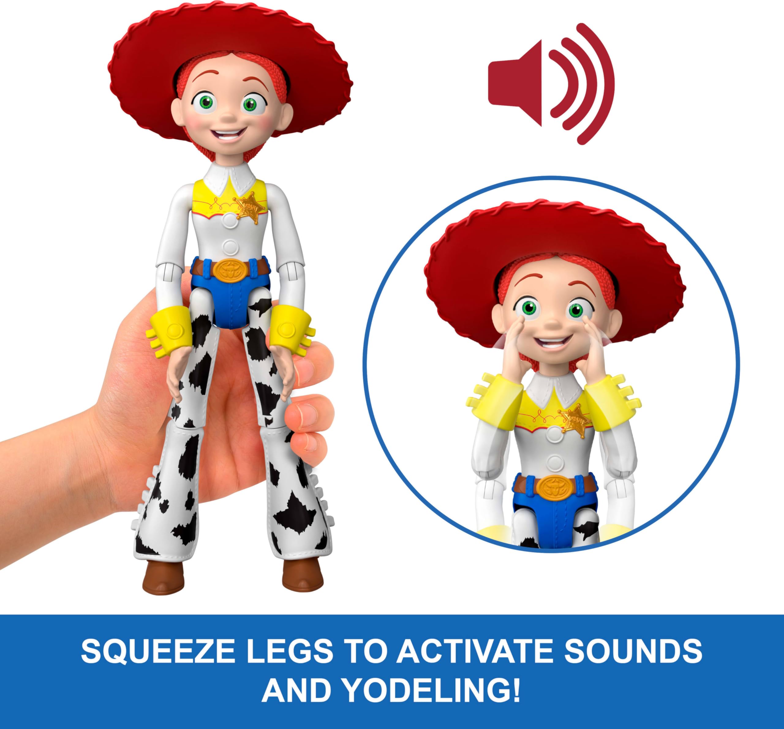 Mattel Disney and Pixar Toy Story 5 Critter Talk Jessie, 12 Inch Posable Action Figure Toy & Jimmy Dean, 35 Plus Movie Sounds & Phrases 🍁 All In One Marketplace Canada