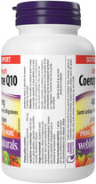 Webber Naturals Coenzyme Q10 (CoQ10) 400 mg, 60 Softgels, Ultra Strength, High Potency Antioxidant, For Heart Health, Cellular Energy Production, and Migraine Support 🍁 All In One Marketplace Canada