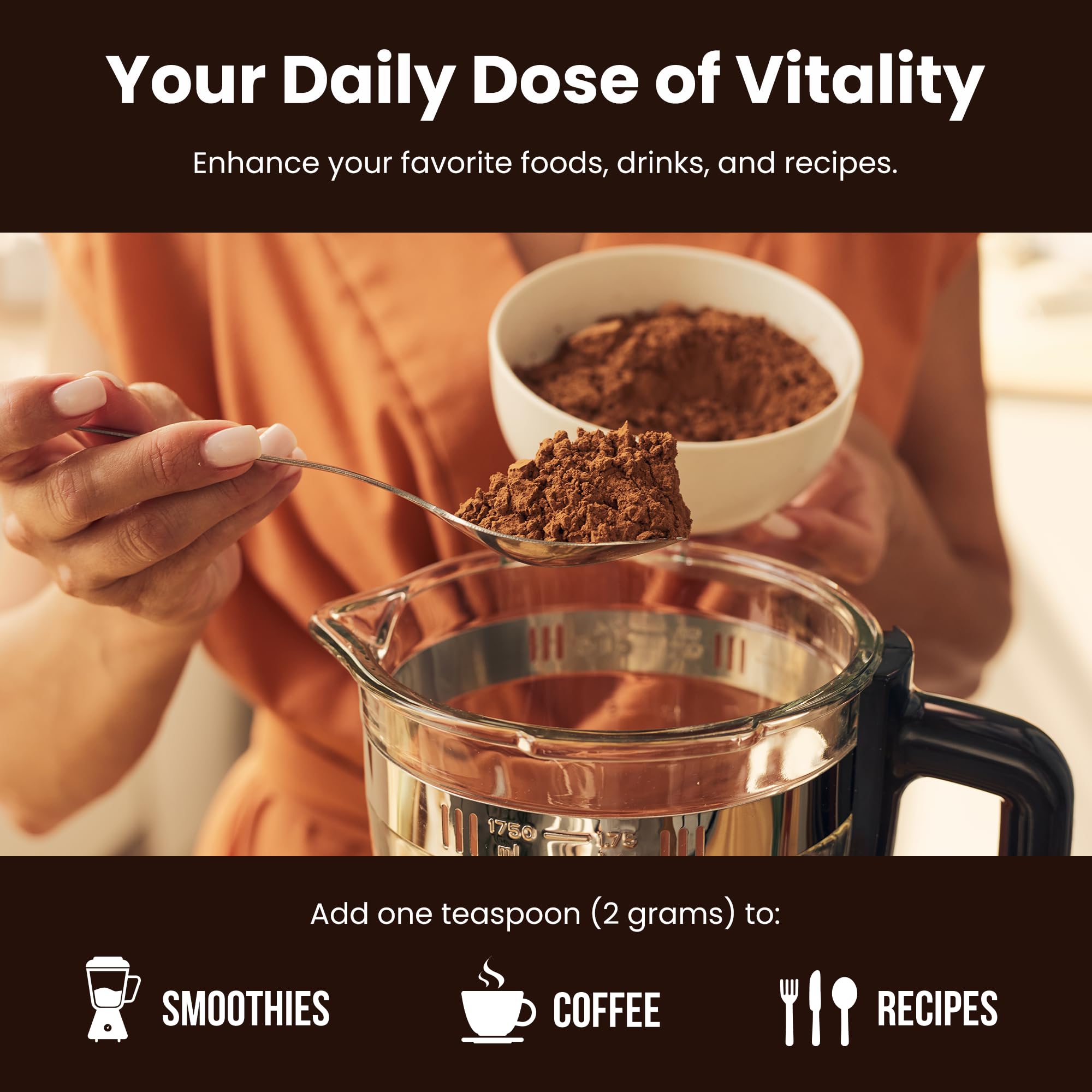 Organic Mushroom Powder - 10-in-1 Complex - Mushroom Supplement Powder Blend for Memory, Focus & Immune Support - Mushroom Blend For Coffee, Water, Smoothies - 8oz 🍁 All In One Marketplace Canada