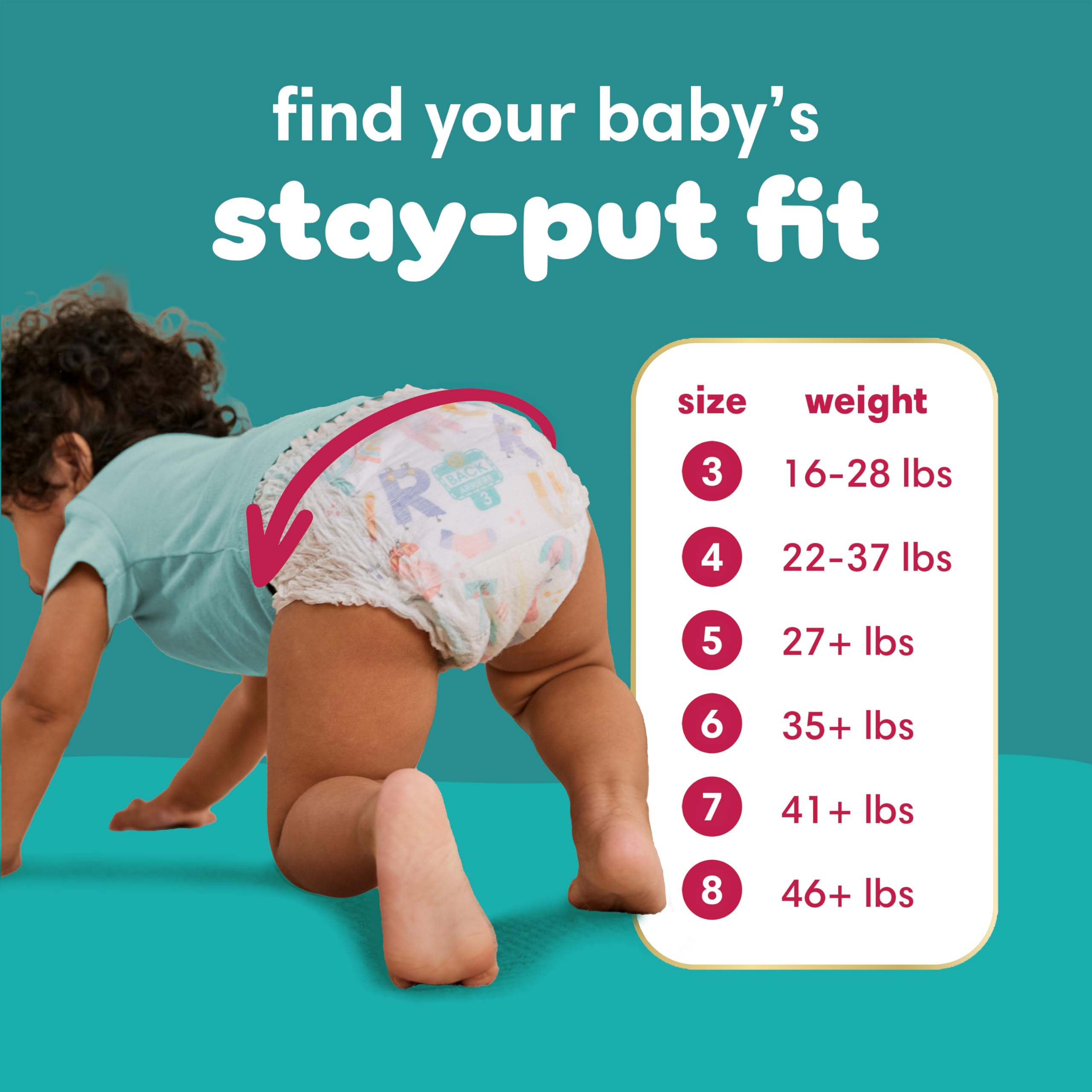 Pampers Diapers - Cruisers 360 degrees - Size 5, 56 Count, up to 100% Leakproof Fit, Designed for Active Babies, Pull On Diaper, EZ Off Tabs Designed for Easy Changes 🍁 All In One Marketplace Canada