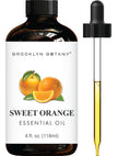 Brooklyn Botany Sweet Orange Essential Oil - Huge 118 ml - 100% Pure and Natural - Premium Grade with Dropper - for Aromatherapy and Diffuser 🍁 All In One Marketplace Canada