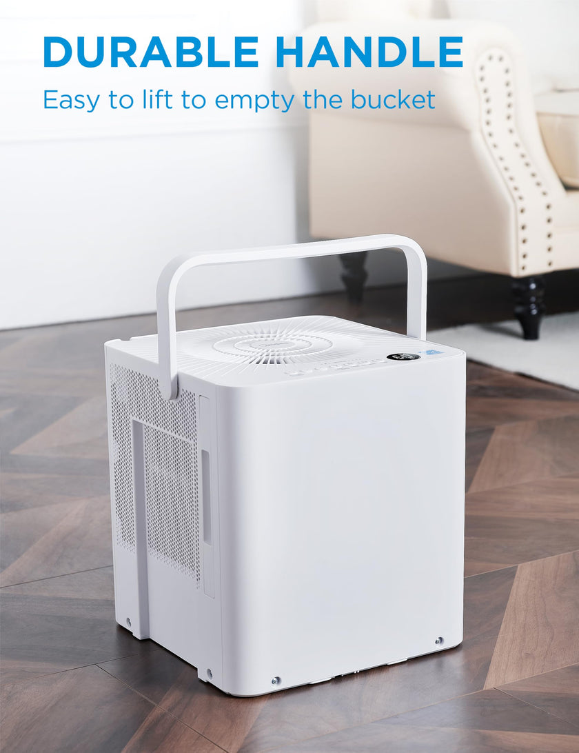 Midea Cube 50 Pint Dehumidifier for Basement and Rooms at Home for up to 4,500 Sq. Ft., Smart Control, Compatible with Alexa, Drain Hose Included, ENERGY STAR Certificated 🍁 All In One Marketplace Canada