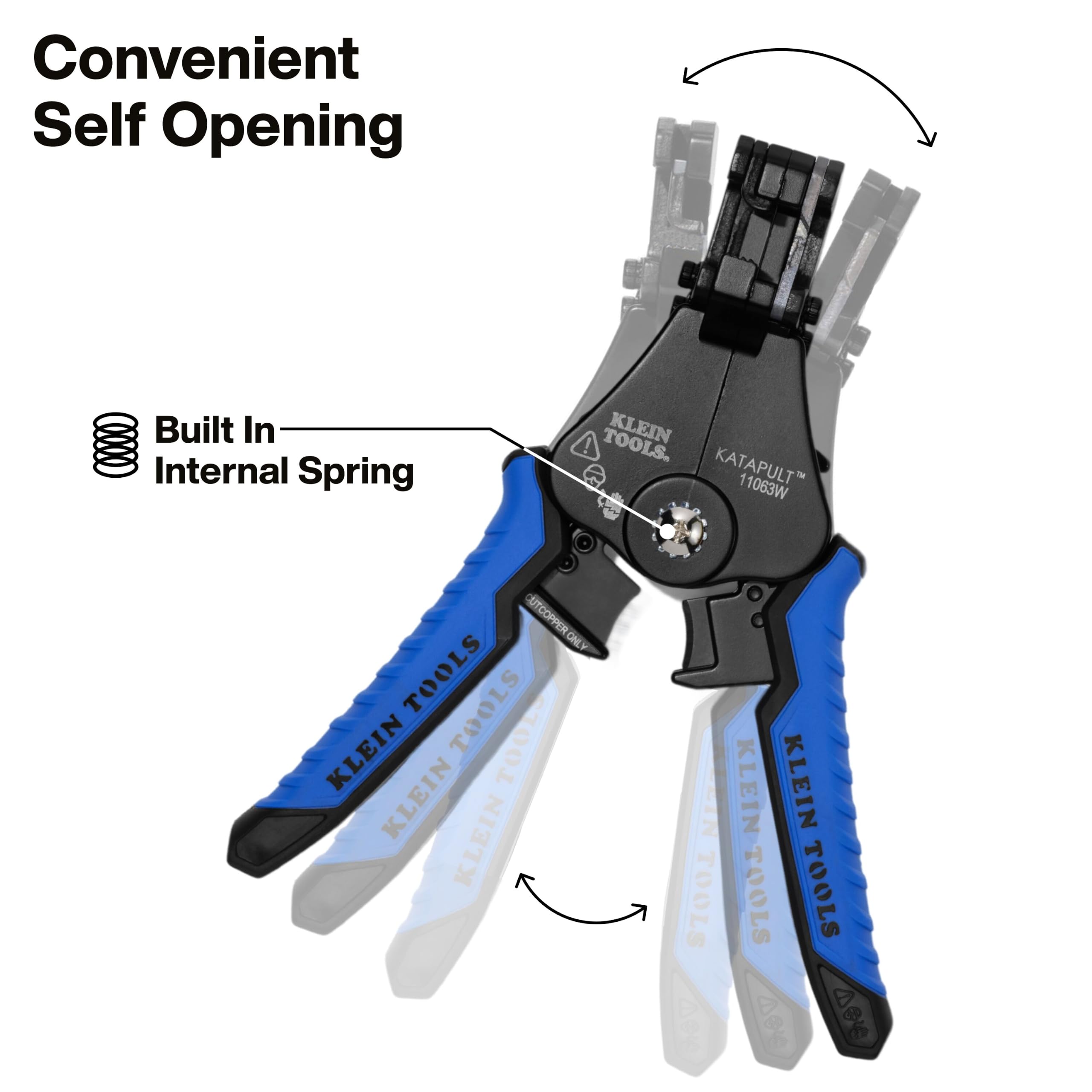 Klein Tools 11063W Wire Cutter/Stripper, Heavy Duty Automatic Tool for 8-20 AWG Solid and 10-22 AWG Stranded Electrical Wire 🍁 All In One Marketplace Canada
