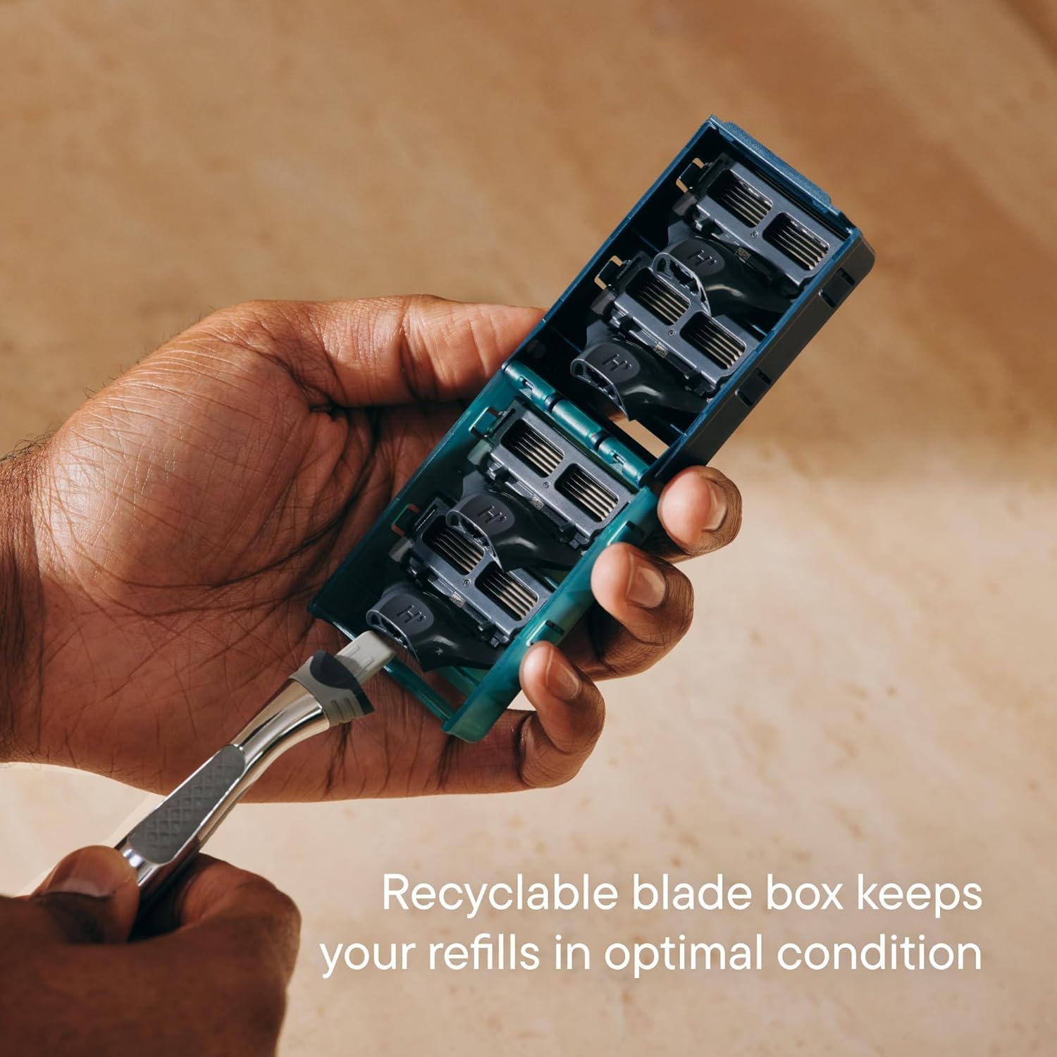 Harry's Original Blades - Men's Razor Refill Pack for Smooth Shaving - Razor Head Replacement - Five Sharp Blades - Flexible Hinge - Moisture Strip - Precision Trimmer - 14 count 🍁 All In One Marketplace Canada