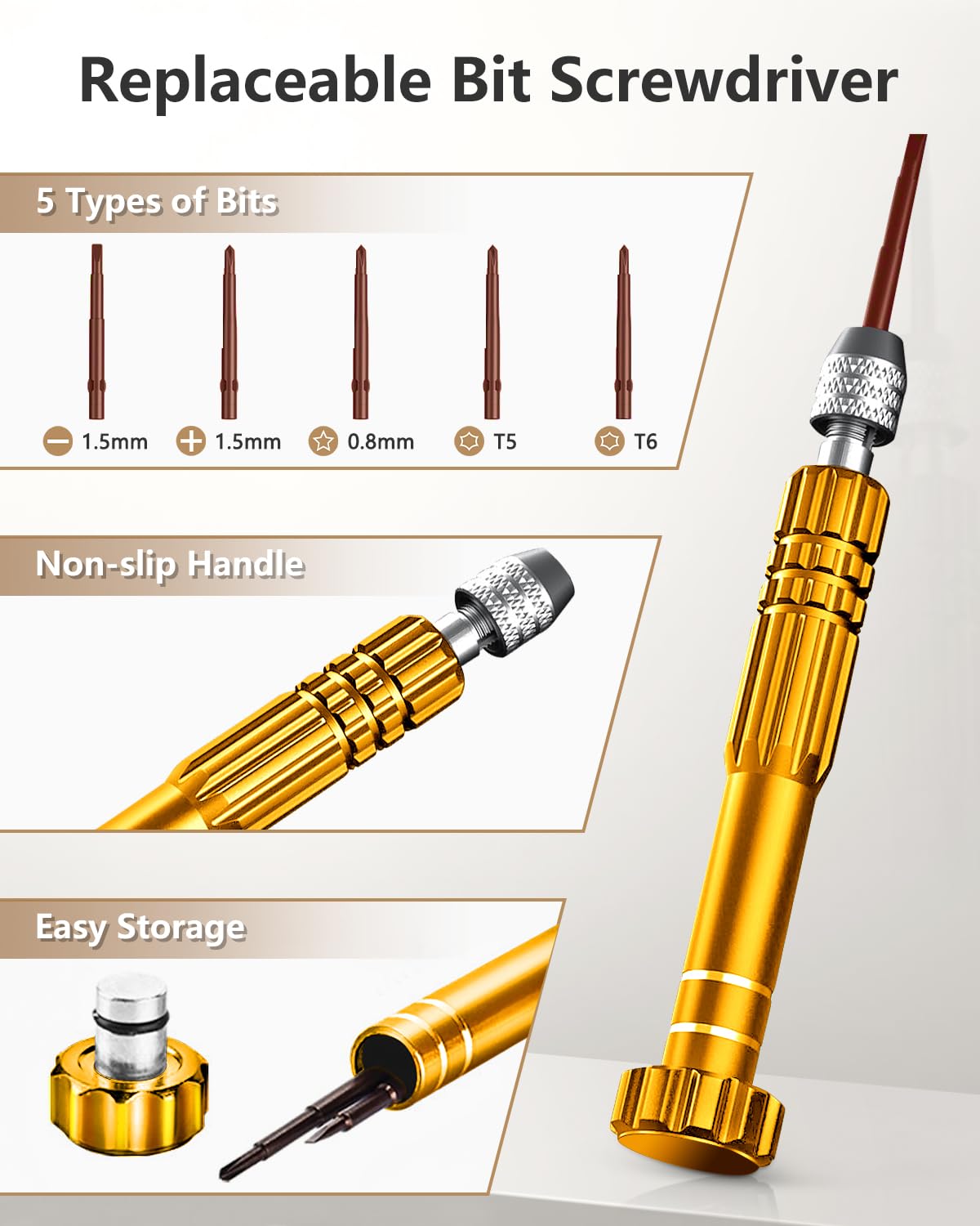 EasyTime Watch Repair Kit, Watch Link Removal Tool, Watch Band Adjustment, Including Watch Back Case Opener, Spring Bar, Operation Manual, Suitable for Battery Replacement and Strap disassemble 🍁 All In One Marketplace Canada