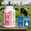 DIESEL 100% New Zealand Whey Isolate, Grass-Fed & Pasture Raised - French Vanilla 5lb 🍁 All In One Marketplace Canada