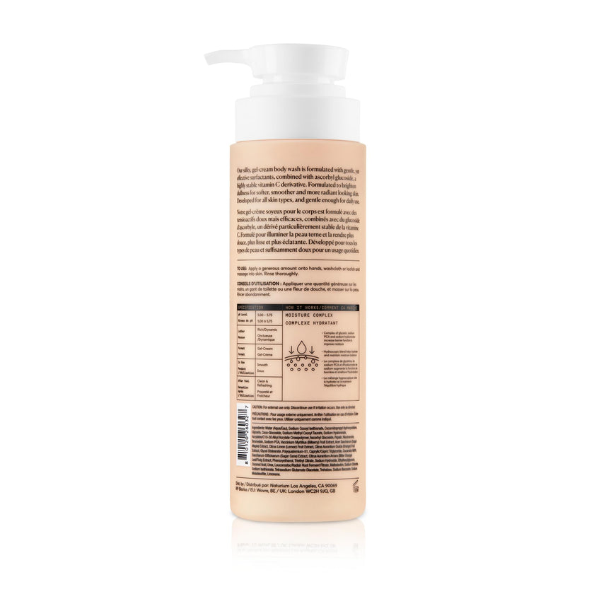 Naturium The Brightener Vitamin C Body Wash | Gentle Cleanser | 16.9 FL OZ / 500 ml 🍁 All In One Marketplace Canada