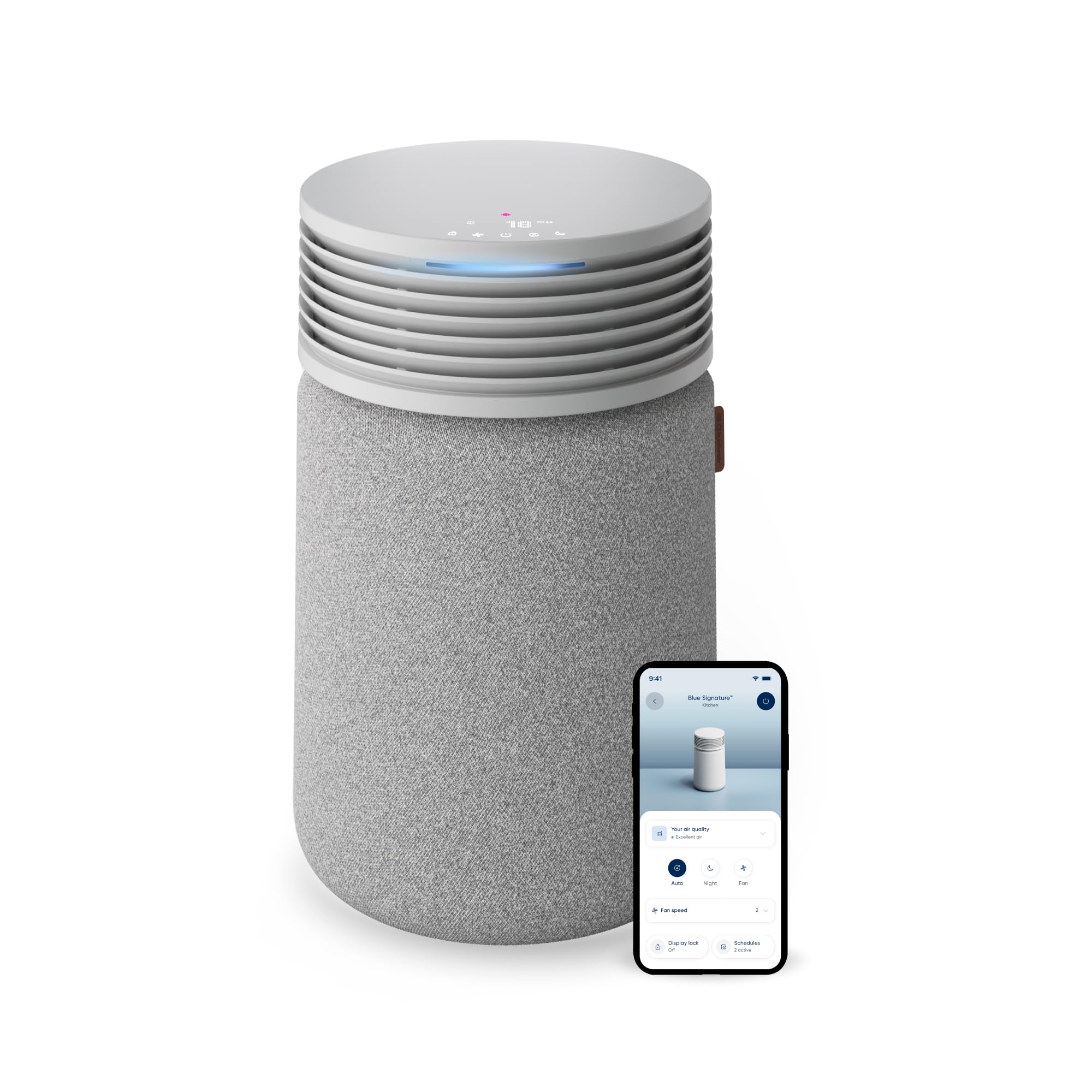 BLUEAIR Blue Signature SP3i Air Purifier for Medium Rooms up to 2,250 sq ft, HEPASilent Filtration, WiFi Smart Control, Auto Mode, Odor & Smoke Removal, Pet Hair & Dust, AHAM Verified, Table Design 🍁 All In One Marketplace Canada