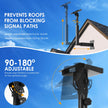 Bloazzup Starlink Mount for Standard 4/4X/Gen 3, Adjustable Starlink Wall Mount Gen 3/V3 with Telescoping Arm, Rustproof, Weatherproof for Concrete/Wood Walls, Starlink Wall Mounts for Dishes 🍁 All In One Marketplace Canada