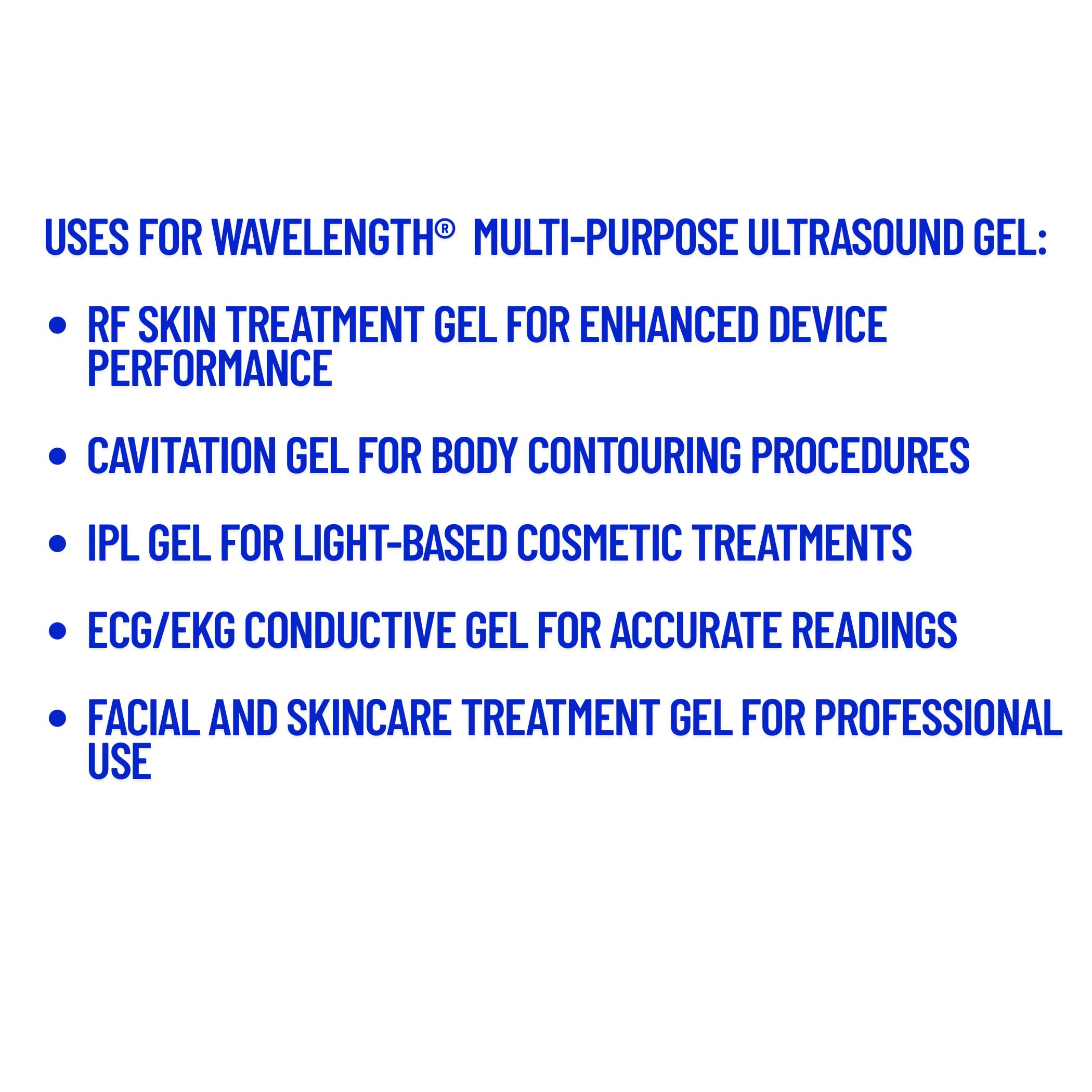 Wavelength® MP Multi-Purpose Ultrasound Gel. Hypoallergenic, Non-Greasy, Premium-Quality. For Ultrasound, Physiotherapy, Cavitation & Aesthetic Devices. Made in Canada. Transmission Gel. 250ml Bottles. (Blue 250ml x 2) 🍁 All In One Marketplace Canada