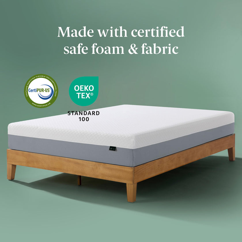Zinus Full Mattress - 8 Inch Green Tea Essential Memory Foam Mattress, Affordable Mattress, Pressure Relief, CertiPUR-US Certified Foam, Mattress in a Box, 10-Year Warranty, Full Size 🍁 All In One Marketplace Canada
