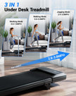 Superun Walking Pad,6% Manual Incline Walking Pad Treadmill,Under Desk Treadmill for Home Office, with App & Remote,2.5HP Quiet,LED Display,300 lbs Capacity 🍁 All In One Marketplace Canada