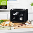 Starfrit Deep Fryer, 2.5L Capacity, Ceramic Bowl, Black 🍁 All In One Marketplace Canada