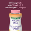 NATURE'S BOUNTY Hair, Skin & Nails Plus Collagen, Maintains Health Of Hair, Skin & Nails, 412.5 g 🍁 All In One Marketplace Canada