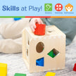 Melissa & Doug Shape Sorting Cube Wooden Classic Educational Toy 🍁 All In One Marketplace Canada